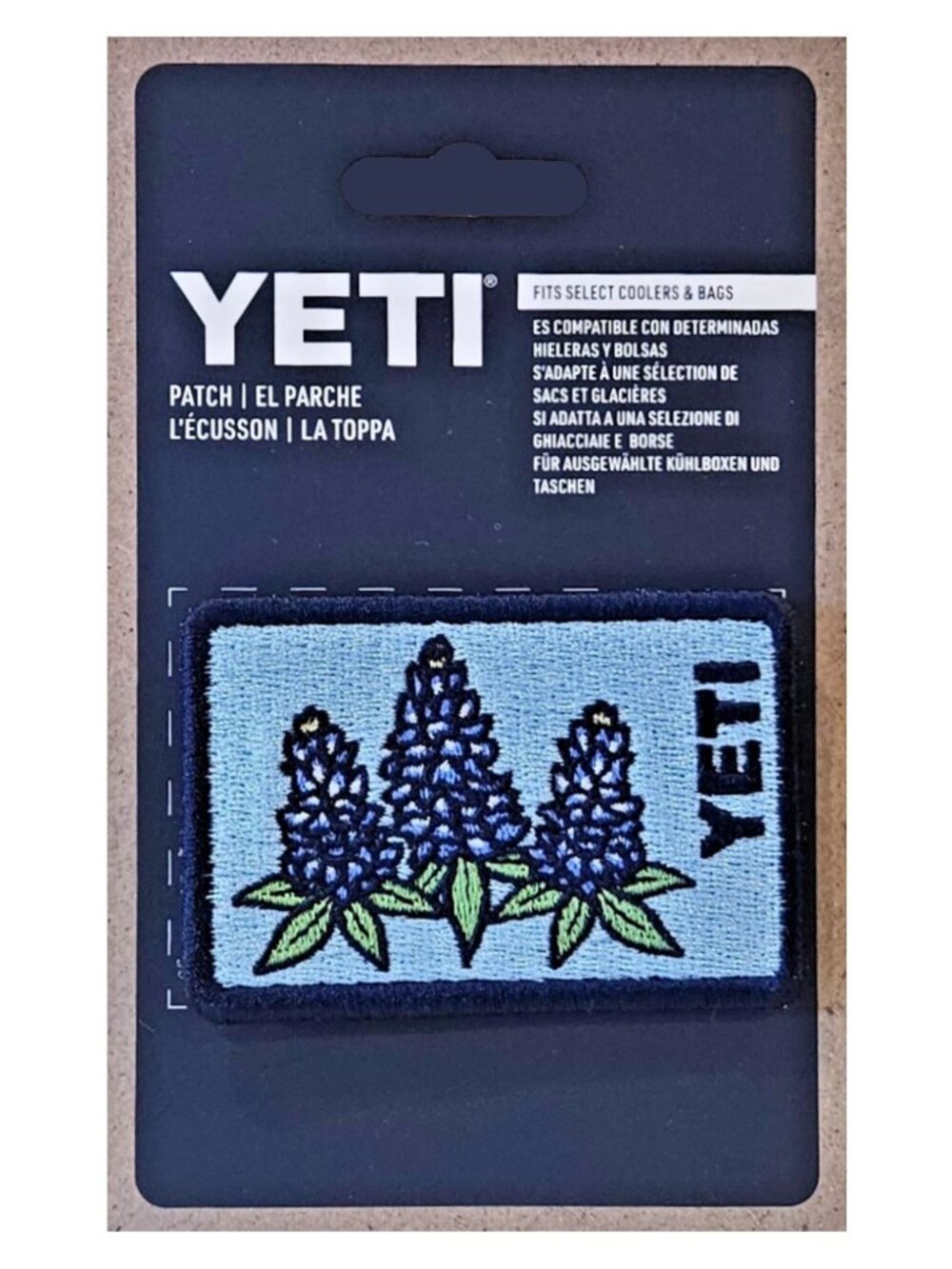 New! Yeti Collector's Patch TX Bluebonnet - Rare Exclusive & Sold Out